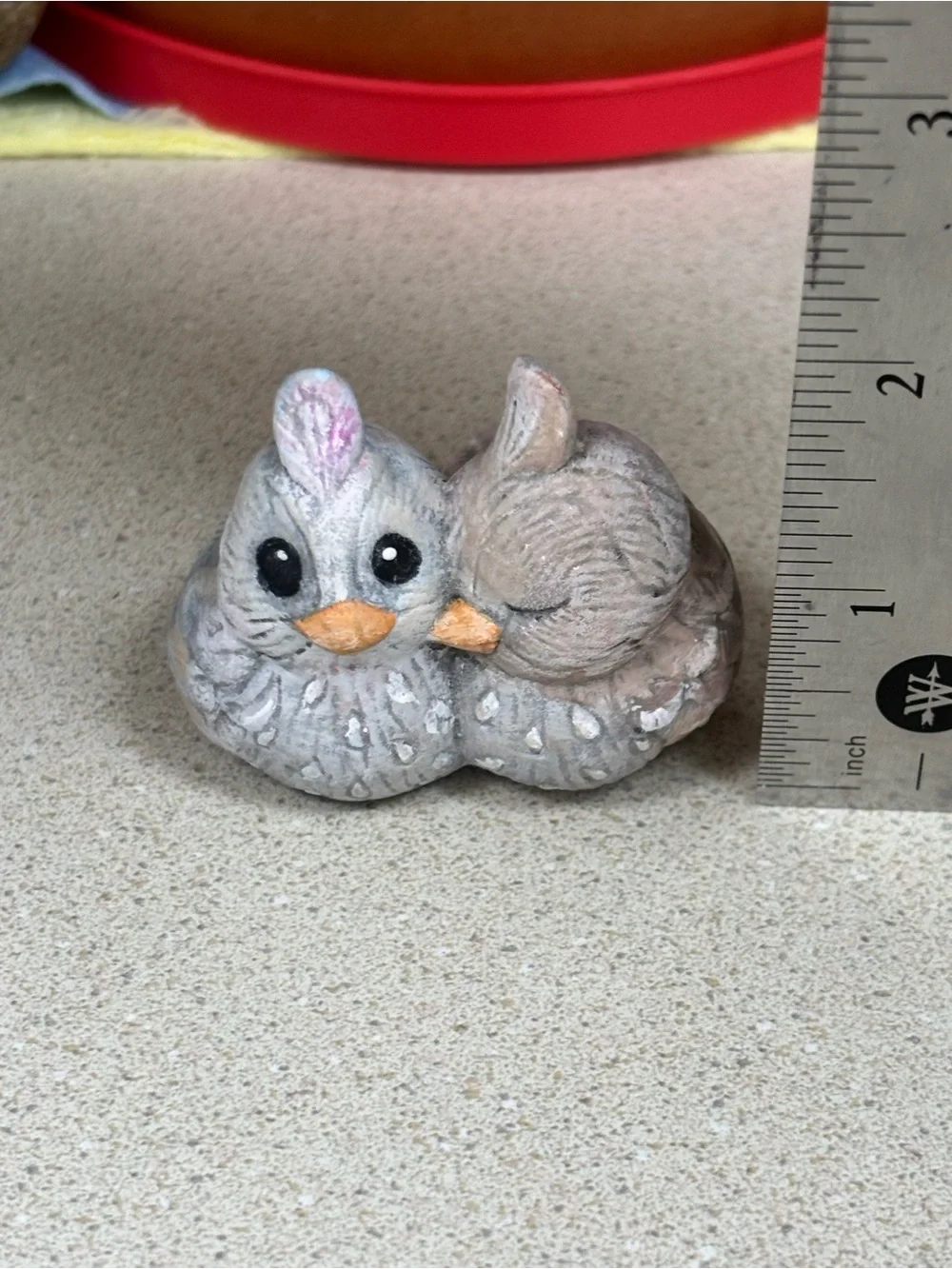 Two Ceramic Birds Figurine
